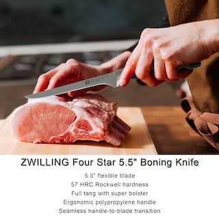 Foto 2 | Foto 2 | Cuchillo Para Deshuesar Zwilling Four Star 5.5 14 Cm Con Acero Especial - Venta Internacional.