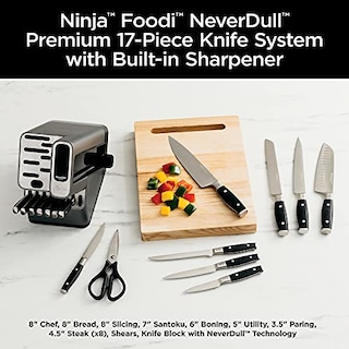 Foto 2 | Foto 2 | Juego De Cuchillos Ninja Foodi Neverdull Premium De 17 Piezas Con Afilador - Venta Internacional.