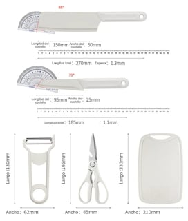 Foto 2 | Foto 2 | Xtellar: Kit Premium De Chef Portátil Cuchillos Tijeras Y Tabla De Cortar Para Gourmets En Movimiento