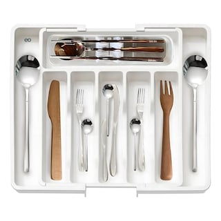 Foto 2 | Foto 2 | Bandeja Extensible Para Cajones De Cocina 8 Compartimentos Eo Safe Imports Esi-20628 Blanco