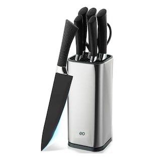 Foto 1 | Foto 1 | Juego De 10 Cuchillos Profesionales Con Base Eo Safe Imports Esi-20716 Negro