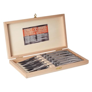 Foto 1 | Foto 1 | Cuchillos Para Carne Jean Dubost Laguiole De Acero Inoxidable Juego De 6 - Venta Internacional.