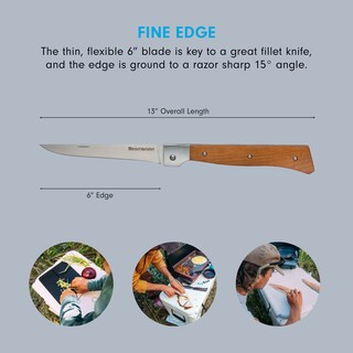 Foto 3 | Foto 3 | Cuchillo Para Filetear Messermeister Adventure Chef Plegable 15 Cm - Venta Internacional.