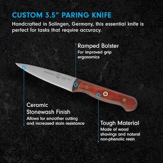 Foto 2 | Foto 2 | Cuchillo De Pelar Messermeister Custom Terra Red 9 Cm - Venta Internacional.