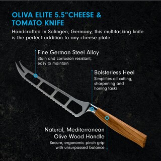 Foto 2 | Foto 2 | Cuchillo Para Queso Y Tomate Messermeister Oliva Elite 14cm - Venta Internacional.