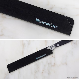 Foto 4 | Foto 4 | Juego De Cuchillos Para Carne Messermeister Con Protección De Bordes Negros 4 Piezas - Venta Internacional.
