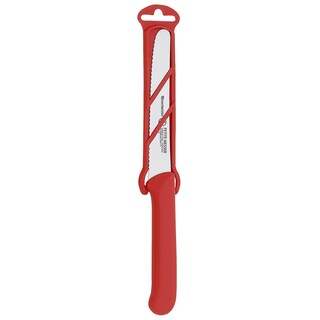 Foto 1 | Foto 1 | Cuchillo Para Tomates Messermeister Rojo De 11 5 Cm Con Funda De Acero Alemán - Venta Internacional.