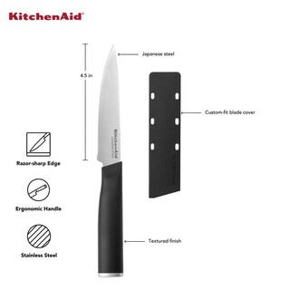 Foto 5 | Foto 5 | Cuchillo Utilitario Kitchenaid Classic De Borde Fino De 11 Cm Con Funda De Hoja - Venta Internacional.