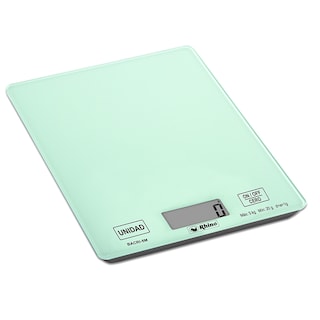 Foto 1 | Foto 1 | Báscula Electrónica Rhino Bacri-5M color Verde Rectangular 5kg/1g Plato de Cristal Templado