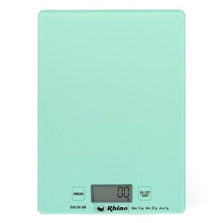Foto 2 | Foto 2 | Báscula Electrónica Rhino Bacri-5M color Verde Rectangular 5kg/1g Plato de Cristal Templado