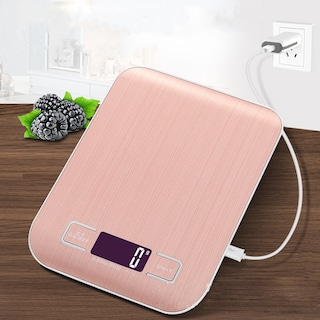 Foto 5 | Foto 5 | Venta Internacional- Báscula de Cocina Httn Digital Electrónica con Carga USB LCD
