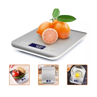 Foto 2 | Foto 2 | Báscula Digital de Cocina de Alta Precisión de 1 G A 10 Kg Eo Safe Imports Esi-13029 Plata