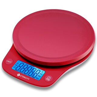 Foto 1 | Foto 1 | Báscula De Cocina Etekcity Digital De Alta Precisión De 0,1 G/5 Kg, Color Rojo - Venta Internacional.