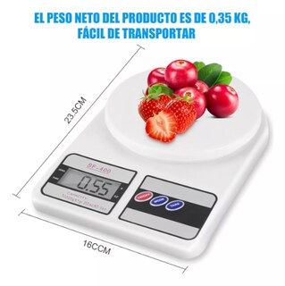 Foto 2 | Foto 2 | Báscula Digital Xtellar 10kg Color Blanco