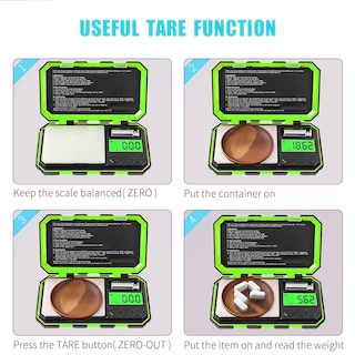 Foto 6 | Foto 6 | Pantalla Lcd Digital Fuzion Con Escala De Gramos De Bolsillo, 500 G X 0,01 G - Venta Internacional.