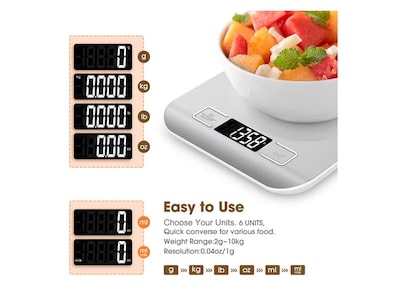 Foto 4 | Foto 4 | Báscula Digital Extrema Precisión Xtellar Para Cocina Recargable Y Ecológica Con Rango De 10kg/1g