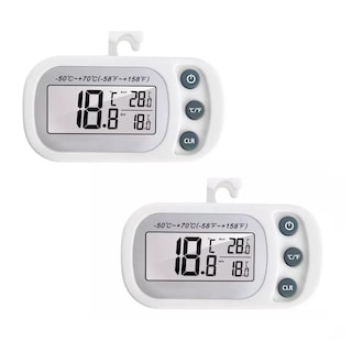 Foto 1 | Foto 1 | Par Termómetro Para Heladera Digitales Para Cocina 2 Piezas Eo Safe Imports Esi-11268 Blanco