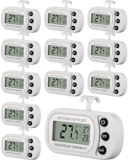 Foto 1 | Foto 1 | Termómetro Frienda Digital Impermeable Para Nevera, Paquete De 12 Unidades, Color Blanco - Venta Internacional.
