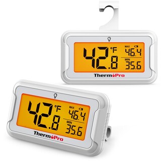 Foto 1 | Foto 1 | Termómetro Para Refrigerador Thermopro Con Pantalla Lcd Paquete De 2 - Venta Internacional.