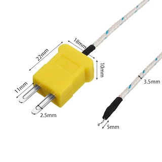 Foto 3 | Foto 3 | Sensor De Sonda De Temperatura Termopar Tipo K 3 M 10 Piezas - Venta Internacional.