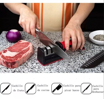Foto 4 | Foto 4 | Afilador de Cuchillos Genérico 3 Etapas Manual Ergonómico