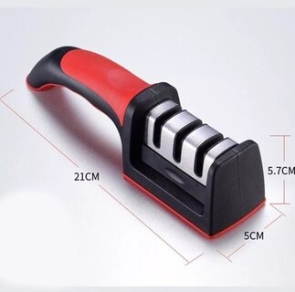 Foto 7 | Foto 7 | Afilador de Cuchillos Genérico 3 Etapas Manual Ergonómico