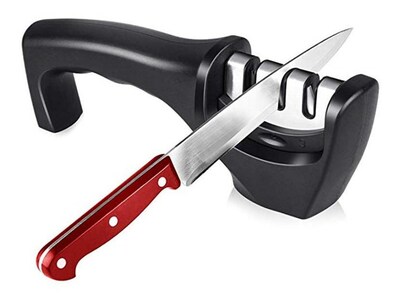 Foto 1 | Foto 1 | Afilador de Cuchillos Funbu 2022 color Negro Cocina Portátil 3 Etapas Ergonómico