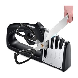 Foto 1 | Foto 1 | Afilador De Cuchillos De Cocina Profesional De 4 Etapas Eo Safe Imports Esi-18818 Negro