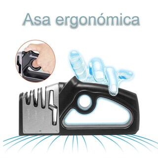 Foto 3 | Foto 3 | Afilador De Cuchillos De Cocina Profesional De 4 Etapas Eo Safe Imports Esi-18818 Negro