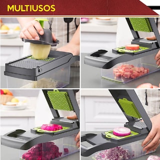 Foto 7 | Foto 7 | Dicer Plus Cortador Rallador Pelador Rebanador de Verduras Rd Royal Cook color Negro
