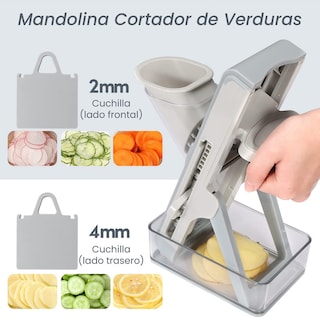 Foto 2 | Foto 2 | Mandolina Cortador de Verduras Hiperware HW-MDN-005 Gris Grosor Fino o Grueso