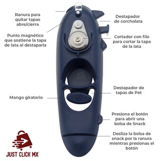 Foto 4 | Foto 4 | Destapador Multiusos 8 En 1