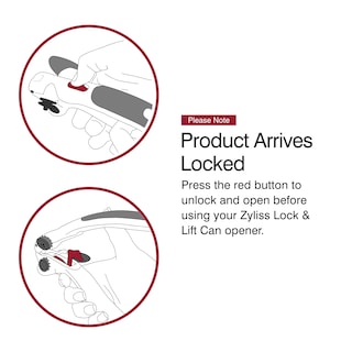 Foto 3 | Foto 3 | Abridor De Latas Zyliss Lock N' Lift Con Imán Elevador De Tapas, Color Blanco - Venta Internacional.