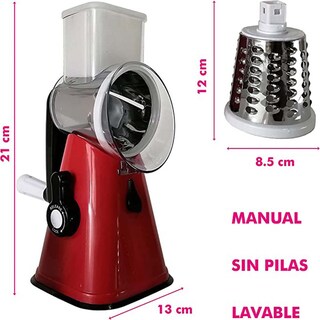 Foto 2 | Foto 2 | Rebanadora Manual de Vegetales 3 Cuchillas Chic Fantasy color Rojo
