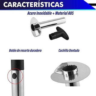 Foto 3 | Foto 3 | Descorazonador Cortador y Extrator de Frutas Chic Fantasy color Gris