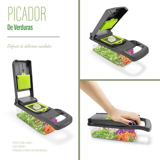 Foto 6 | Foto 6 | Rallador Cortador Andromeda Inc Manual Verde para Verduras/Fruta