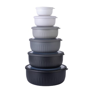Foto 1 | Foto 1 | Set De Cuencos Prep Cook With Color, Mezcla Ancha Con Tapas, 12 Piezas - Venta Internacional.