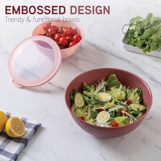 Foto 4 | Foto 4 | Cuencos Para Mezclar Cook With Color, 12 Piezas De Plástico Con Tapas - Venta Internacional.