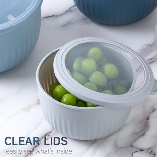Foto 6 | Foto 6 | Set De Cuencos Para Mezclar Cook With Color Prep Con Tapas, 12 Piezas - Venta Internacional.