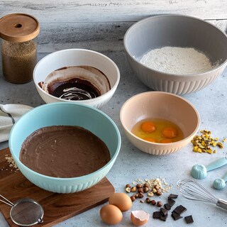 Foto 3 | Foto 3 | Juego De Cuencos Para Mezclar Nordic Ware Prep And Serve De 8 Piezas En Tonos Tierra - Venta Internacional.