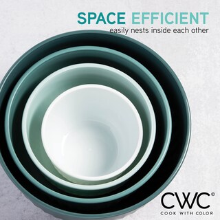 Foto 4 | Foto 4 | Prep Bowls Cook With Color, De Plástico Ancho Para Mezclar, Con Tapas, 8 Unidades - Venta Internacional.