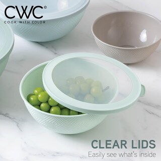 Foto 4 | Foto 4 | Juego De Nido De Plástico Para Mezclar Cuencos Cook With Color, 12 Piezas - Venta Internacional.