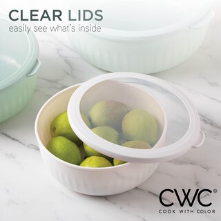 Foto 4 | Foto 4 | Set De Cuencos Para Mezclar Cook With Color Prep Con Tapas, 12 Piezas - Venta Internacional.