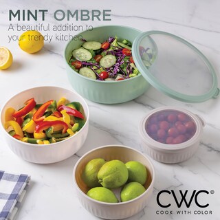 Foto 7 | Foto 7 | Set De Cuencos Para Mezclar Cook With Color Prep Con Tapas, 12 Piezas - Venta Internacional.