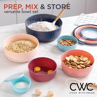 Foto 2 | Foto 2 | Set De Cuencos Prep Cook With Color, Para Mezclar, Con Tapas, 12 Unidades - Venta Internacional.
