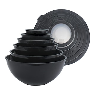 Foto 1 | Foto 1 | Juego De 12 Tazones De Plástico Con Tapas Para Mezclar, Cook With Color - Venta Internacional.