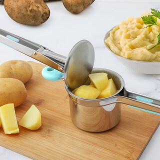 Foto 7 | Foto 7 | Exprimidor De Patatas Zulay Kitchen, Tamaño Grande, 450 Ml, Acero Inoxidable - Venta Internacional.