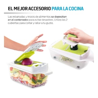 Foto 2 | Foto 2 | Cortador Rallador Picador Verduras Frutas, Belug Blanco/verde