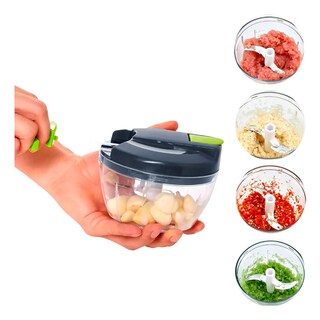 Foto 1 | Foto 1 | Cortador/triturador Manual Xtellar Para Verdura Fruta Y Carne Color Gris Y Verde