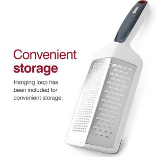 Foto 6 | Foto 6 | Rallador De Queso Zyliss Smooth Glide Con Doble Rallador, Color Blanco - Venta Internacional.